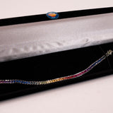 Rainbow Sapphire Bracelet - close up
