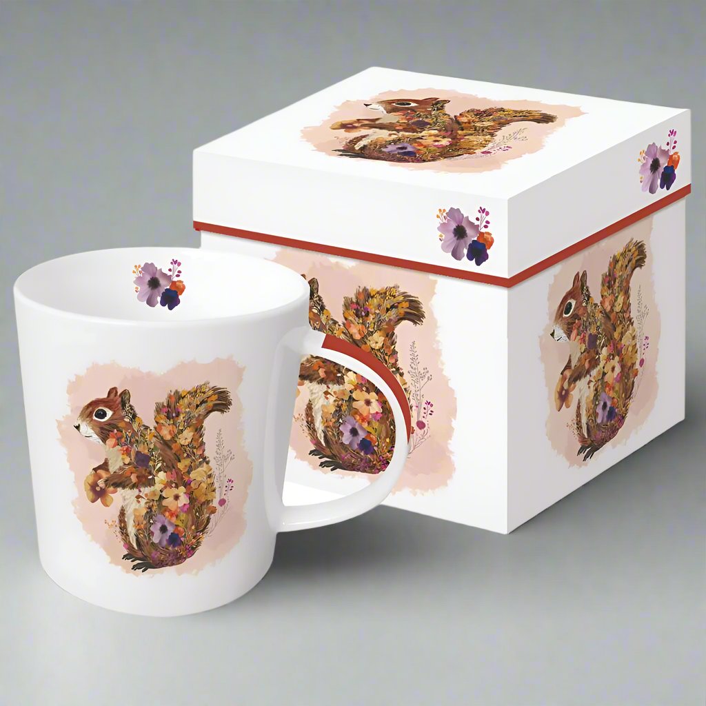 Regency Squirrel Mug in a Gift Box