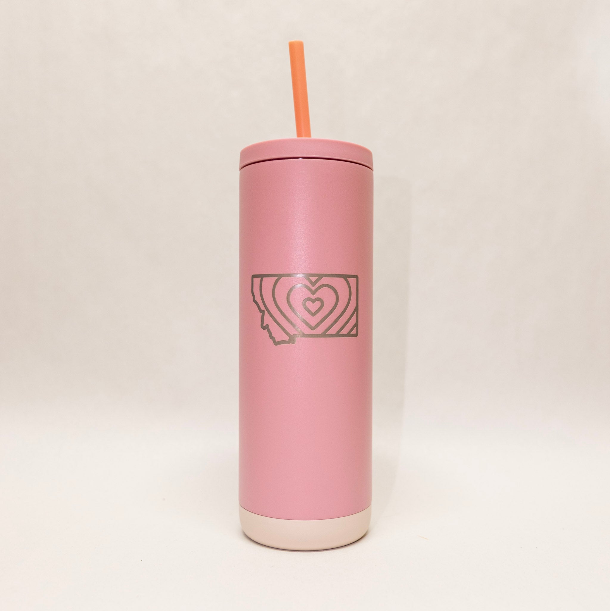 Retro Heart Montana 20 oz Sip Tumbler by Montana Gift Corral