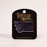 Silver Tray Montana Tack Pin by Girl Ran Away with the Spoon