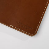 Small Chili Leather Jot Book - close up