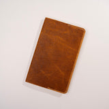 Small Gold Leather Jot Book by KT Leatherworks