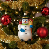 Snowman with Cardinal Ornament by Old World Christmas