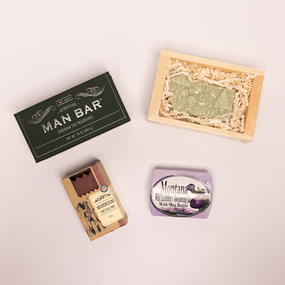 Soap Suds Gift Basket - flatlay