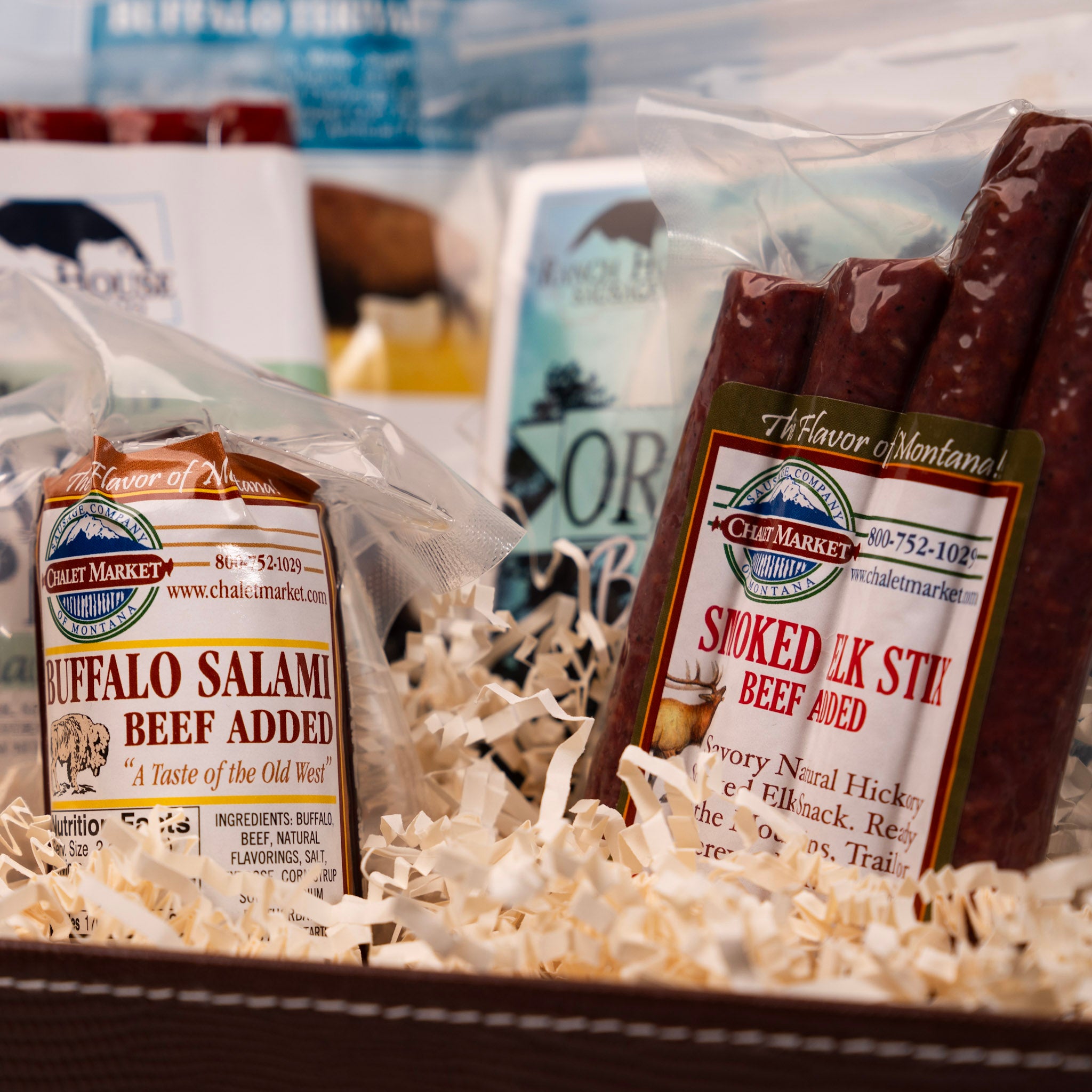 The Montana Meat Box by Montana Gift Corral - close up