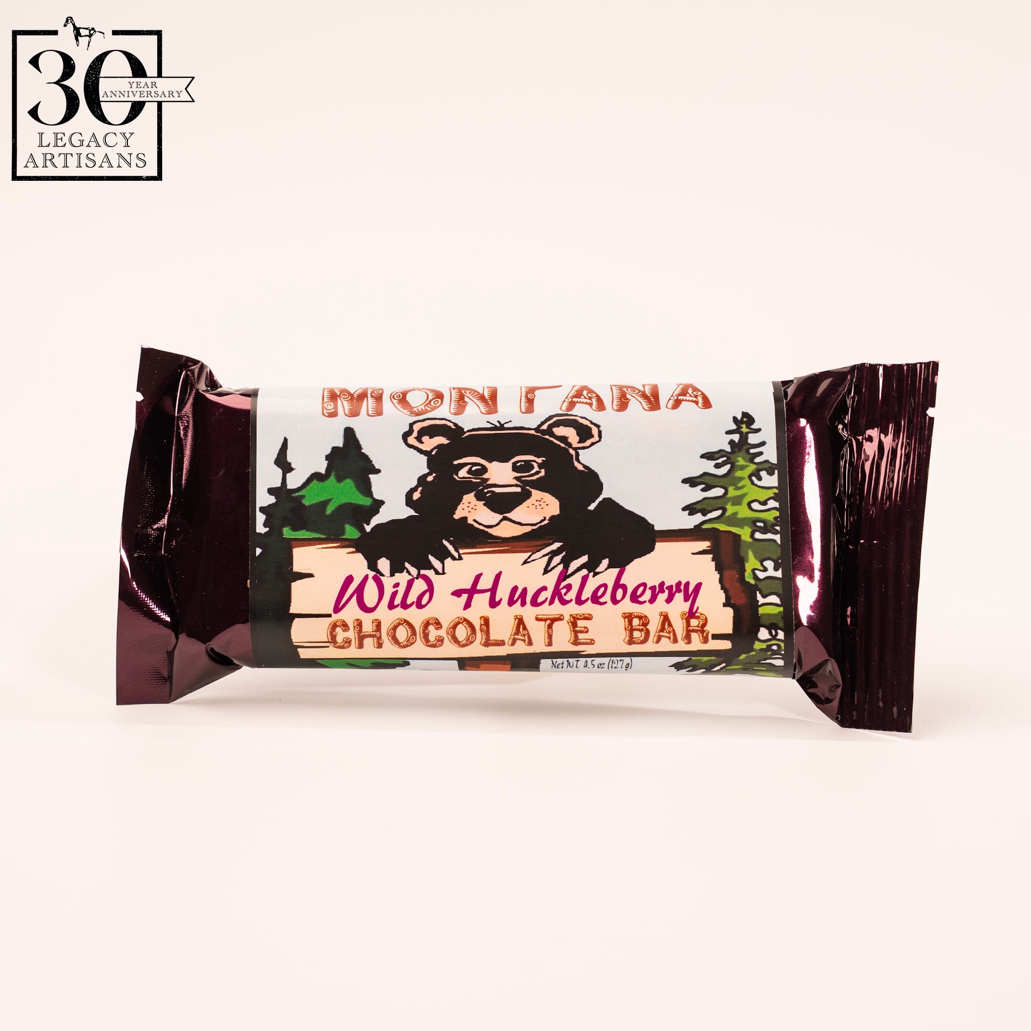 Wild Huckleberry Chocolate Bar