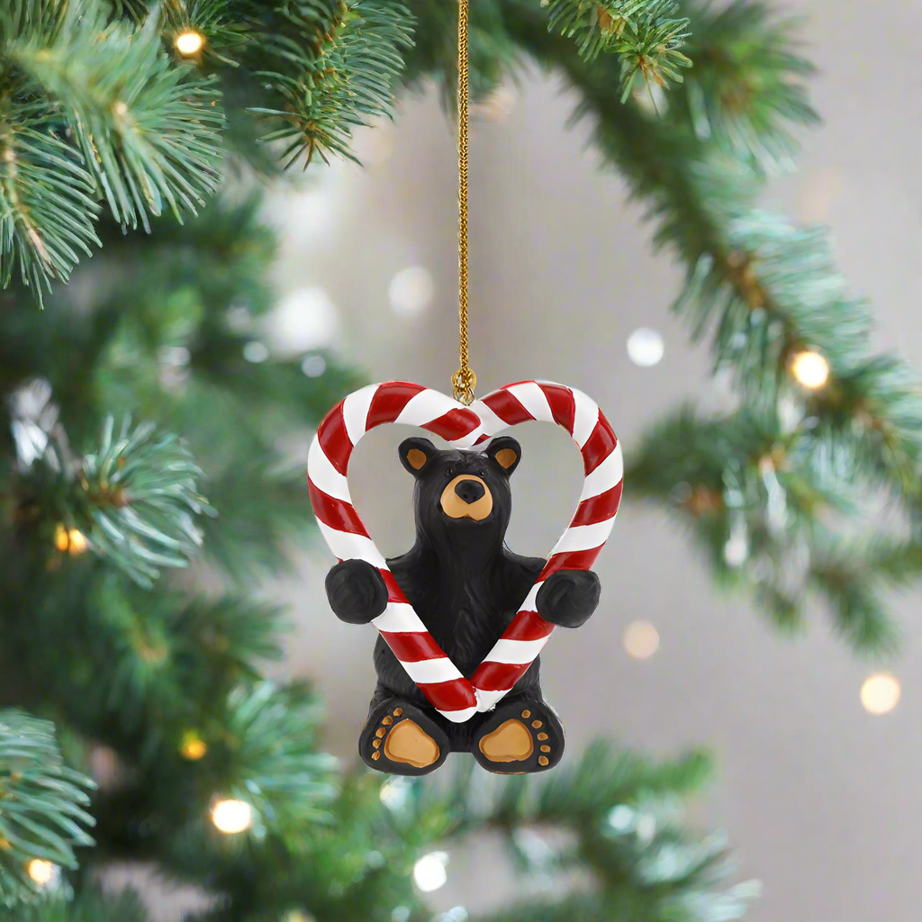 Holiday Sweet Heart Ornament by Big Sky Carvers
