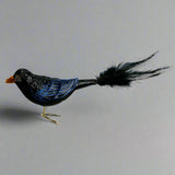 Raven Glass Christmas Ornament
