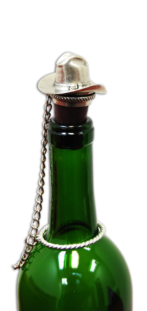 Cowboy Hat Wine Stopper by Heritage Metalworks