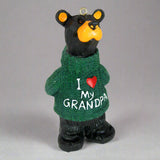 Bearfoots "I Love Grandpa" Ornament by Big Sky Carvers