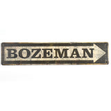 Bozeman Arrow Street Sign by Meissenburg Designs at Montana Gift Corral