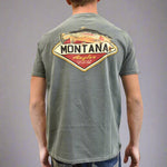 Back Behemoth Cutthroat Trout T-Shirt by Prairie Mountain at Montana Gift Corral