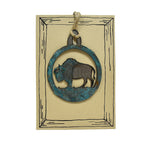 Patina Buffalo Rustic Wildlife Christmas Ornaments by H&K Studios