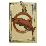 Copper Fish Rustic Wildlife Christmas Ornaments by H&K Studios