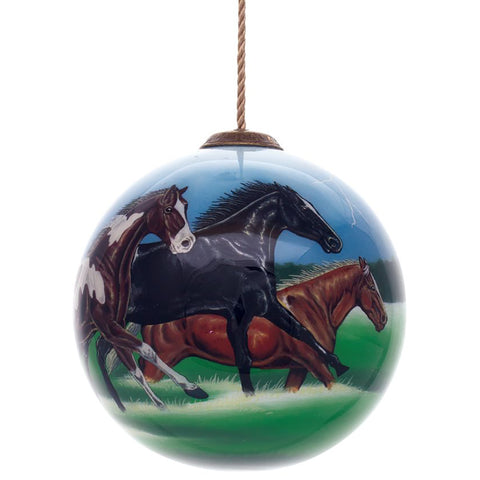 Abraham Hunter Horse Power Christmas Ornament by Inner Beauty