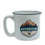 White Campfire Mug by Lester Lou Designs (3 Designs)
