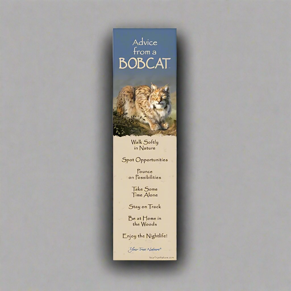 Advice from a Bobcat Bookmark