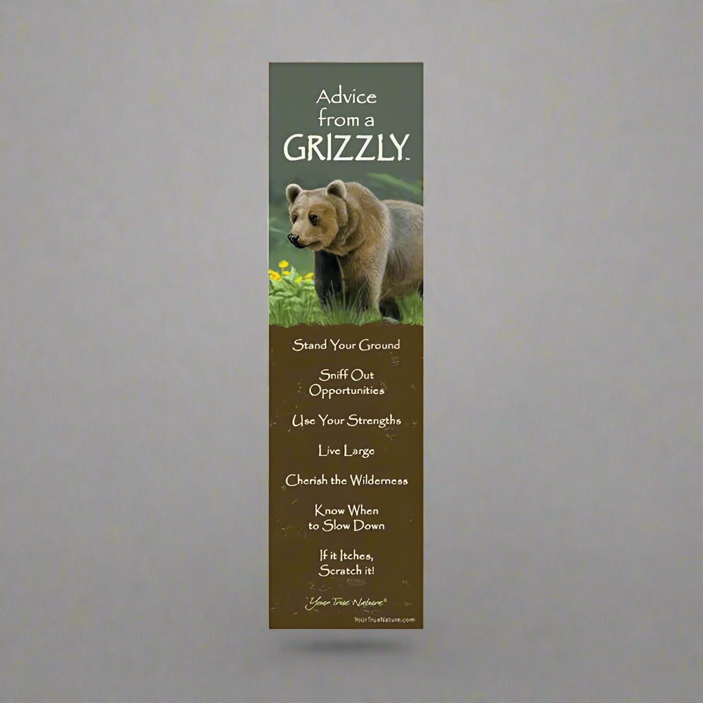 Advice from a Grizzly Bookmark