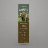 Advice from a Grizzly Bookmark