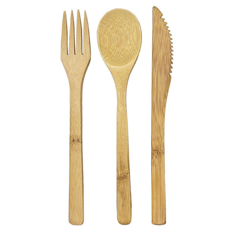 Bamboo Flatware Set of 3 by Totally Bamboo