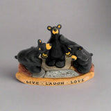 Bearfoots Live Laugh Laugh Figurine