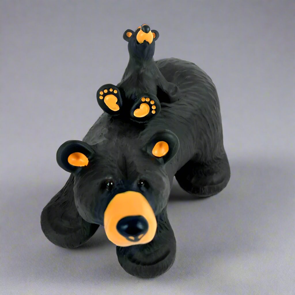 Bearfoot Riding Bearback by Big Sky Carvers