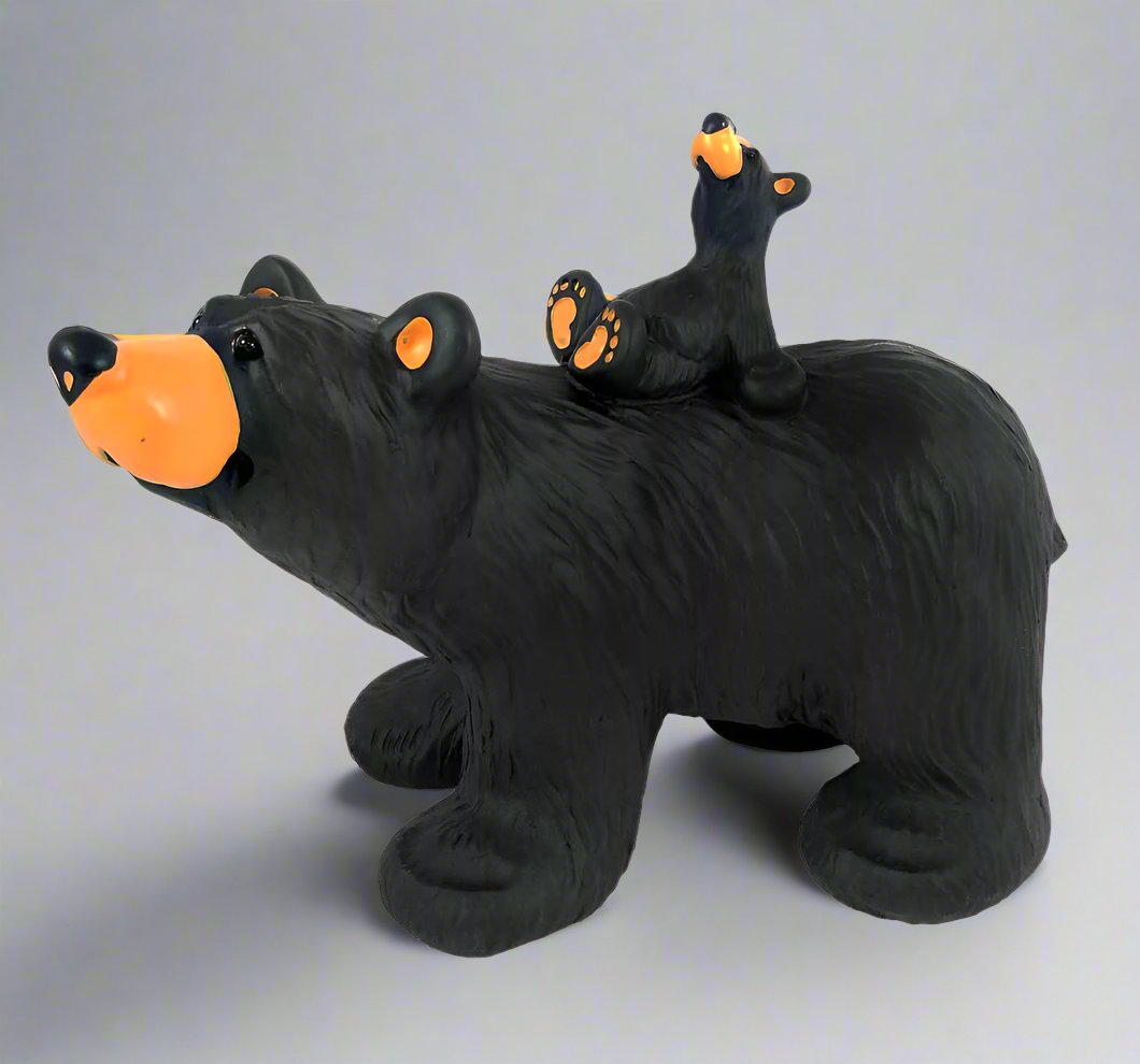 Bearfoot Riding Bearback by Big Sky Carvers