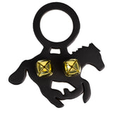 Black Horse Running Bells by Belsnickel Enterprises- Brass Jingle Bells