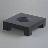 Black Wood Square Base for 4.5" MOVA Globe