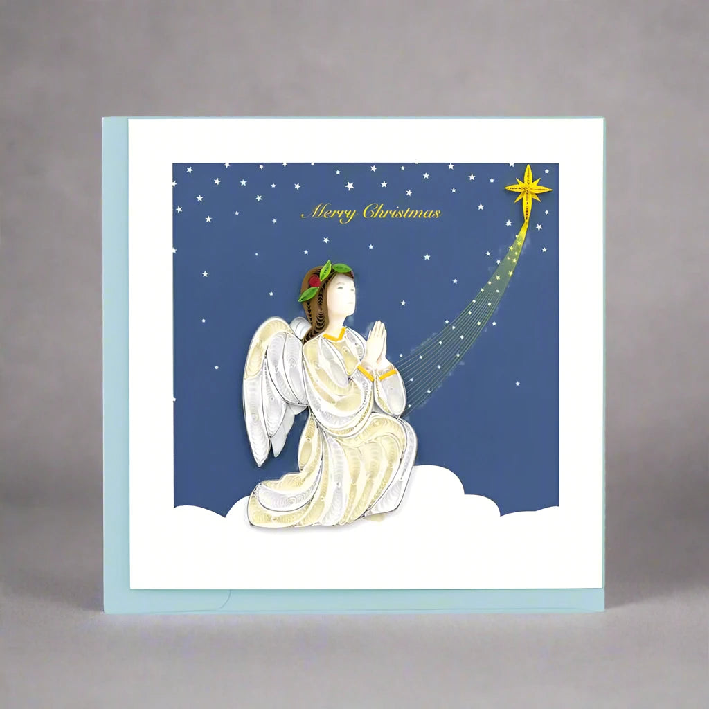 Holiday Square Card by Quilling Card