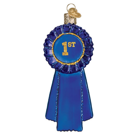 Blue Ribbon Ornament by Old World Christmas