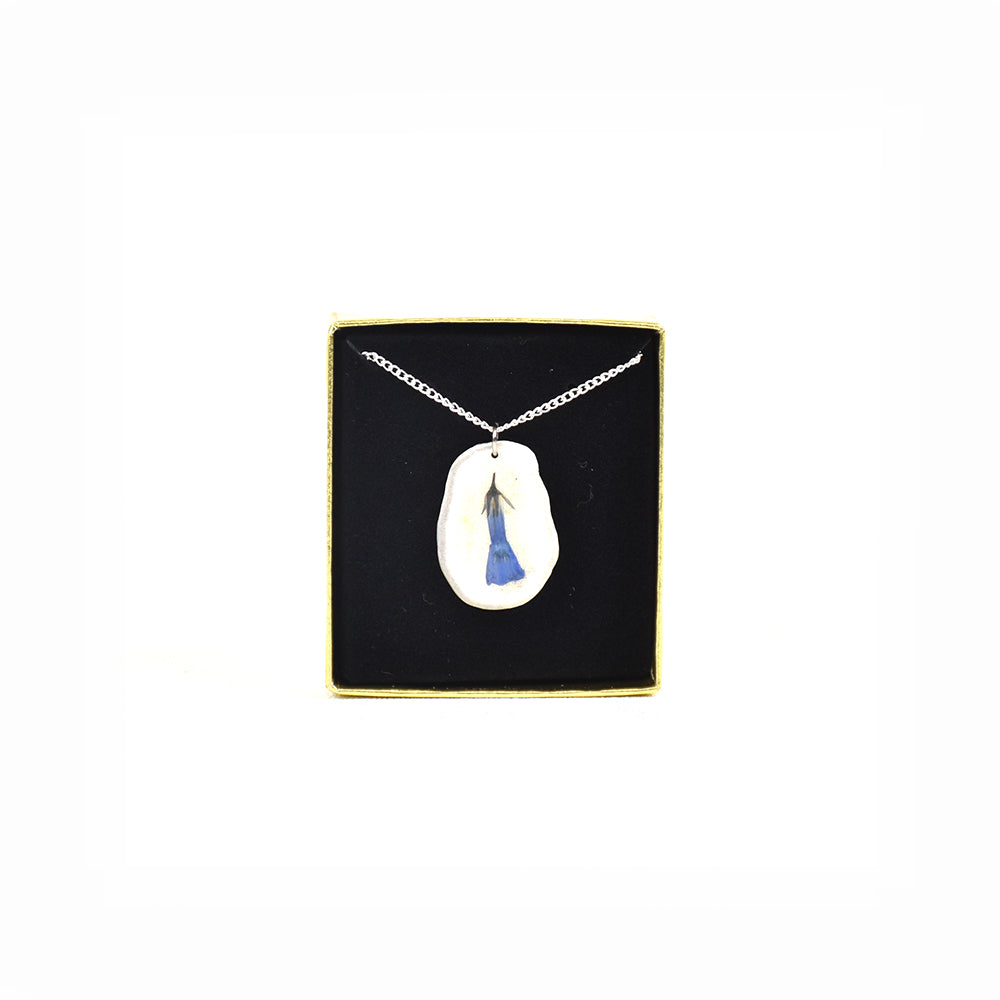 Bluebell Wildflower Pendant Necklaces by High Country Design