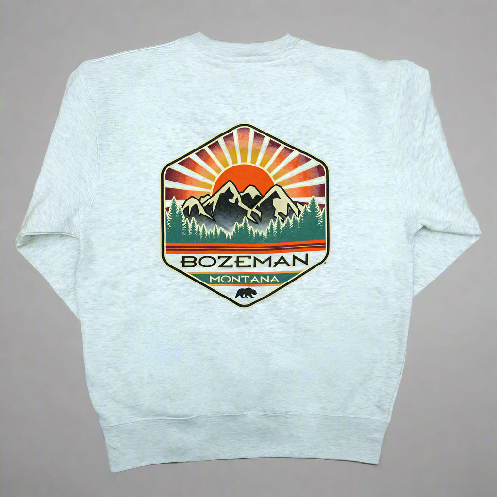 Oat Responder Mountain Bear Montana Sweatshirt by Lakeshirts