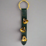 Brass Bells Ring Top Strap - green