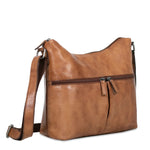 The Buffalo Leather Uptown Hobo Bag by Jack Georges gives you space and pockets, which makes it the perfect everyday bag.