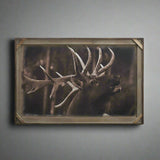 Bulle Elk Barnwood Gallery Art by Big Sky Carvers