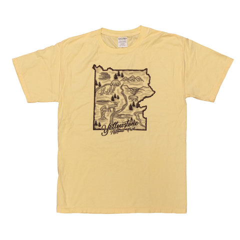 Butter Yellowstone National Park Start Farm T-Shirt