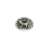 Montana Bugling Elk Pewter Belt Buckle by Colorado Silver Star