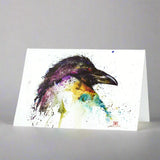 Dean Crouser Confidence Raven Bird Watercolor Greeting Card