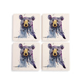 Dean Crouser Black Bear Set of 4 Coasters