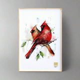 Dean Crouser Cardinal Pair Wall Art