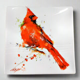 Cardinal Snack Plate by Dean Crouser