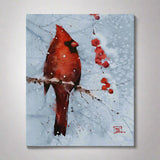 Dean Crouser Cardinal and Holly Gift Puzzle