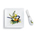 Dean Crouser Chickadee and Ferns Plate with Spreader Set