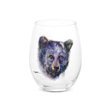 Determined Bear Dean Crouser Stemless Wine Glass by Demdaco