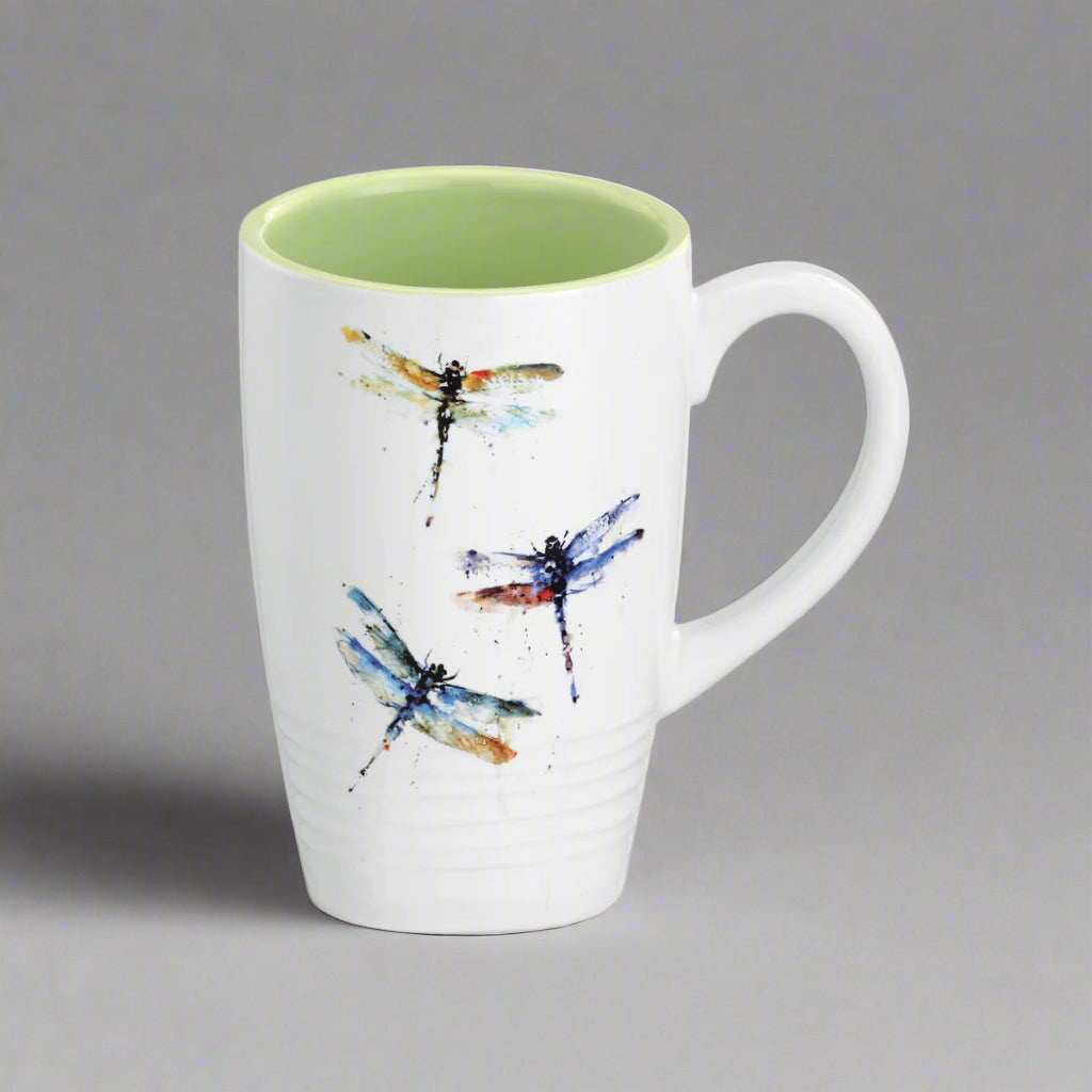 Dean Crouser Dragonflies Latte Mug