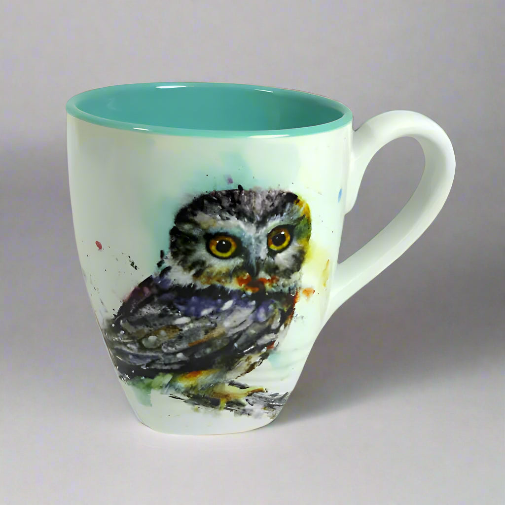 Dean Crouser Saw Whet Owl Mug