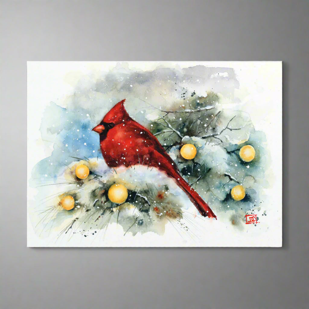 Dean Crouser Snow Frosted Cardinal Gift Puzzle