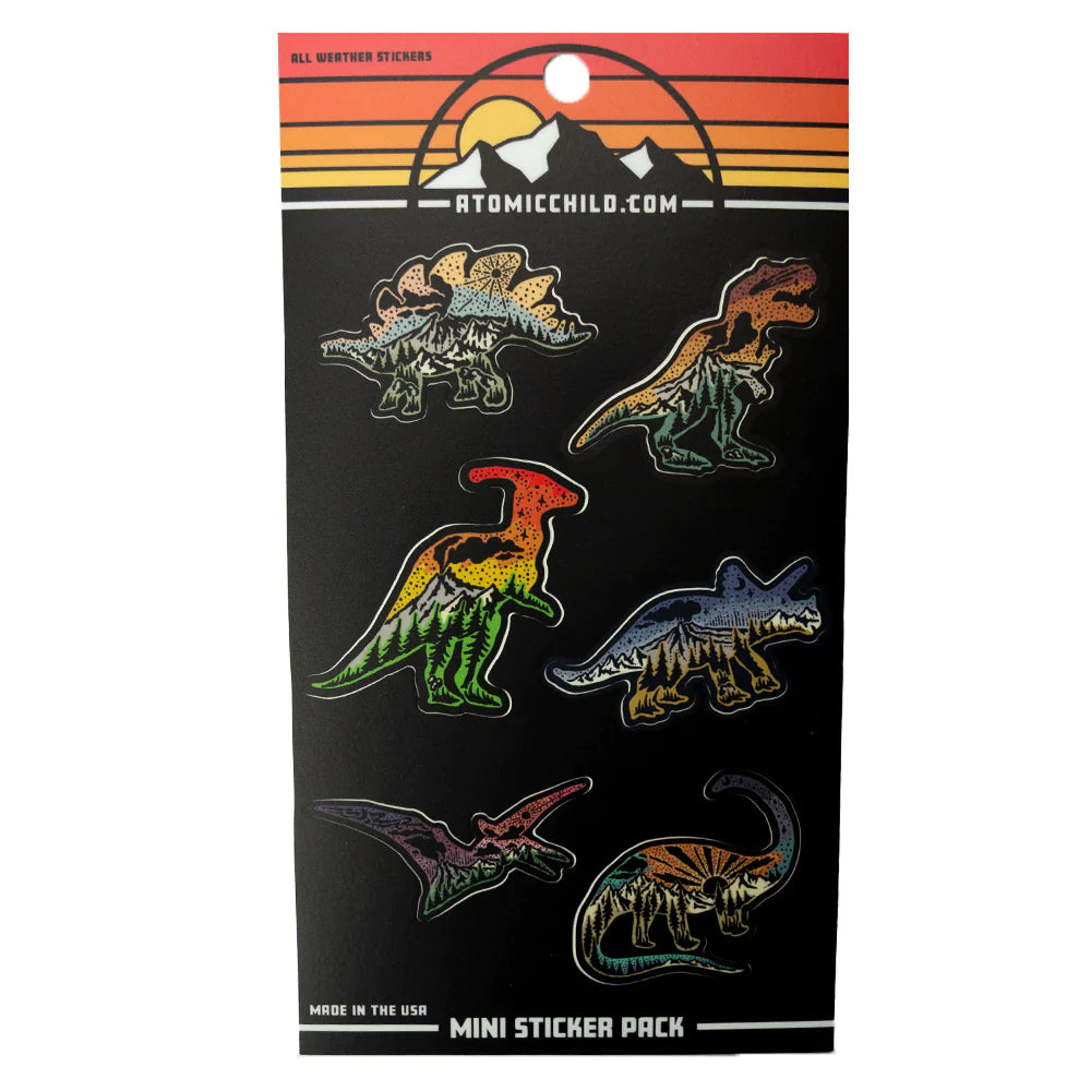 Mini Sticker Sheet by Atomic Child (7 Styles)