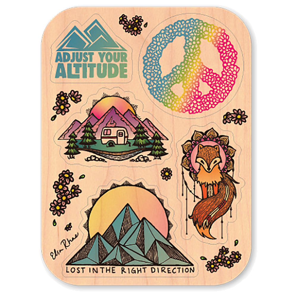 Elsa Rhae Mini Pack Color Maple Stickers